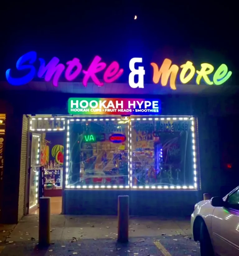 rainbow smoke shop neon sign 2 neon sign by NeonArts