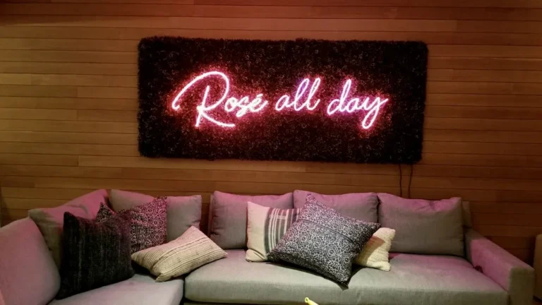 rose all day wall decor neon sign by NeonArts