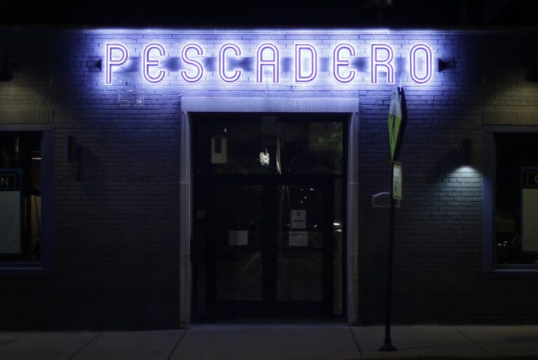 Neonarts Pescadero Lettering Neon Light in vibrant LED neon